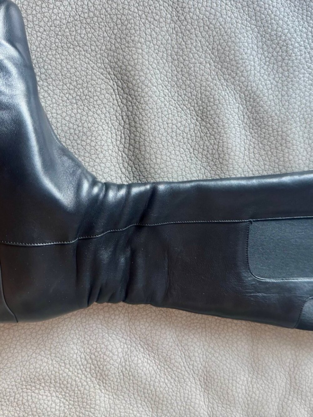 Prada black leather boots size 9 (Prada 38.5) - Picture 10 of 10